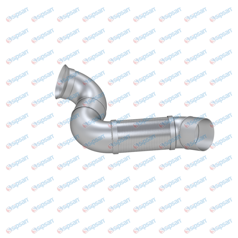 MRC ACTROS EXHAUST FLEXIBLE PIPE WITH CLAMP SET