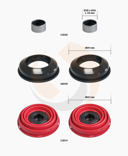 [AGBC-2021] CALIPER PISTON TAPPET & SEALS REPAIR KIT